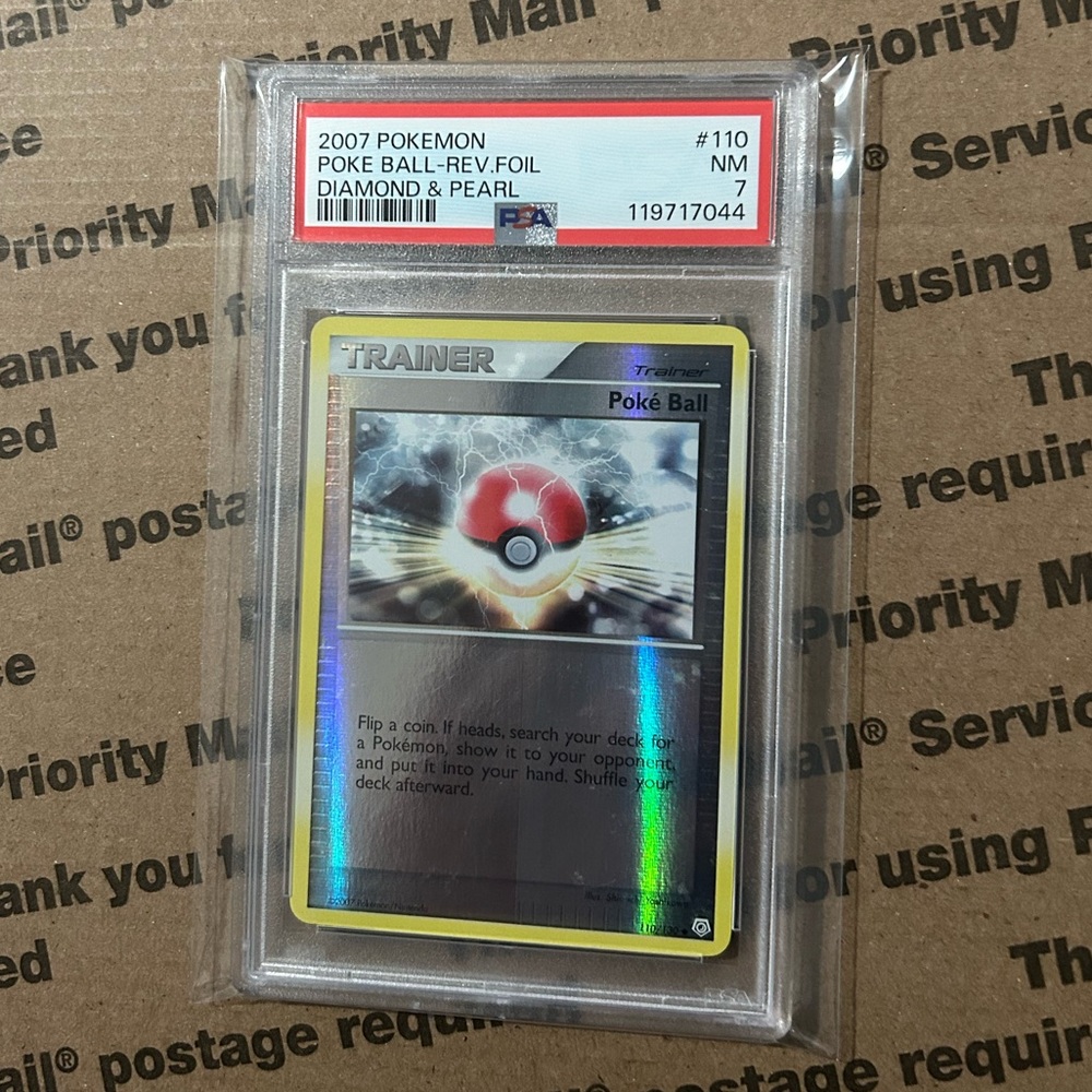 2007 Pokémon Poke Ball Rev Foil Card No. 110